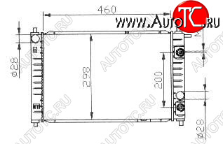 1 769 р. MATIZ РАДИАТОР ОХЛАЖДЕН AT BODYPARTS dwmiz01-912  с доставкой в г. Воронеж