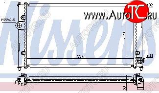 4 199 р. CADDY {INCA} РАДИАТОР ОХЛАЖДЕН (NISSENS) (NRF) (GERI) (см.каталог) NISSENS vwcad95-910  с доставкой в г. Воронеж