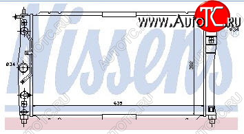 3 399 р. LANOS РАДИАТОР ОХЛАЖДЕН 1.3 1.5 1.6 AT MT BODYPARTS dwlan97-911  с доставкой в г. Воронеж