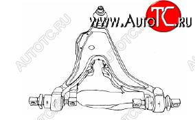 4 099 р. S70 {V70 97-02850 91-96} РЫЧАГ ПЕРЕДН ПОДВЕСКИ ЛЕВ НИЖН С ТУРБО (Тайвань) SH vvs7097-811-l  с доставкой в г. Воронеж