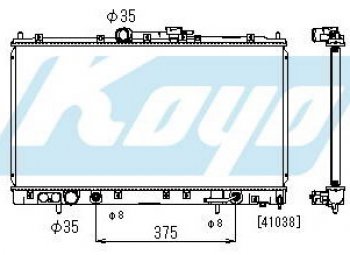 10 999 р. GALANT РАДИАТОР ОХЛАЖДЕН AT 2 2.4 2.5 (KOYO) KOYORAD mbgal97-911  с доставкой в г. Воронеж. Увеличить фотографию 1