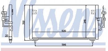5 649 р. GALANT КОНДЕНСАТОР КОНДИЦ BODYPARTS mbgal97-930  с доставкой в г. Воронеж. Увеличить фотографию 1