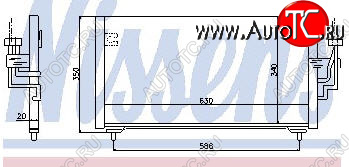 5 649 р. GALANT КОНДЕНСАТОР КОНДИЦ BODYPARTS mbgal97-930  с доставкой в г. Воронеж