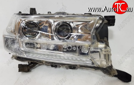20 999 р. Правая фара (линзован) BODYPARTS Toyota Land Cruiser 200 2-ой рестайлинг (2015-2021)  с доставкой в г. Воронеж
