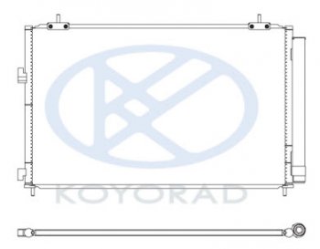 13 949 р. RAV4 КОНДЕНСАТОР КОНДИЦ (KOYO) KOYORAD tyrv413-930  с доставкой в г. Воронеж. Увеличить фотографию 1