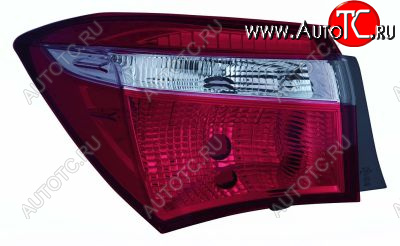 7 349 р. Левый фонарь DEPO Toyota Corolla E180 дорестайлинг (2013-2016)  с доставкой в г. Воронеж