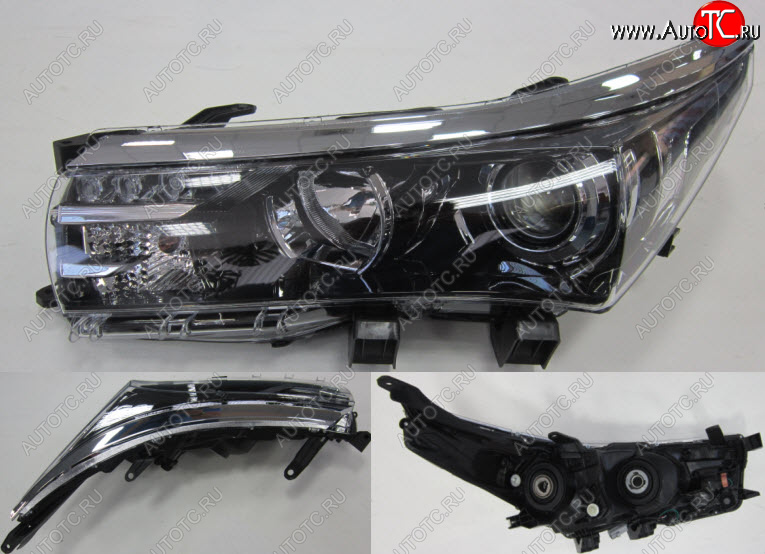 11 999 р. Левая фара (с электрокорректором, диодная) BODYPARTS  Toyota Corolla  E180 (2013-2016) дорестайлинг  с доставкой в г. Воронеж