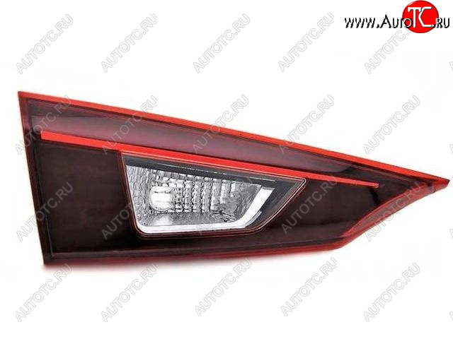 6 749 р. Левый фонарь (внутренний, диодный) DEPO Mazda 3/Axela BM дорестайлинг седан (2013-2016)  с доставкой в г. Воронеж