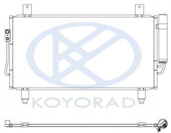 12 599 р. OUTLANDER КОНДЕНСАТОР КОНДИЦ (KOYO) KOYORAD mbotl13-930  с доставкой в г. Воронеж. Увеличить фотографию 1