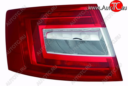 4 999 р. Левый фонарь DEPO  Skoda Octavia  A7 (2012-2017) дорестайлинг лифтбэк  с доставкой в г. Воронеж