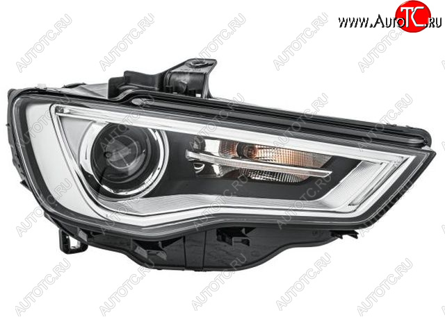 28 499 р. Правая фара (c электрокорректором) DEPO Audi A3 8V1 хэтчбэк 3 дв. дорестайлинг (2012-2016) (ксенон)  с доставкой в г. Воронеж