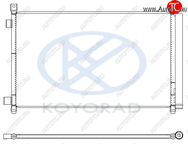 13 999 р. X-TRAIL КОНДЕНСАТОР КОНДИЦ 2.5 (KOYO) KOYORAD nnxtr15-930  с доставкой в г. Воронеж
