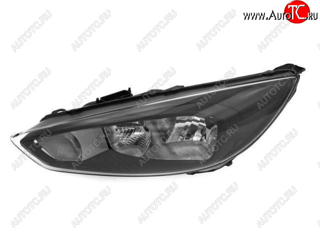 10 449 р. Левая фара (c электрокорректором) DEPO Ford Focus 3 седан рестайлинг (2014-2019)  с доставкой в г. Воронеж