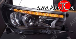 39 899 р. HILUX ФАРА Л+П (КОМПЛЕКТ) ЛИНЗОВАН , П КОРРЕКТОР , ДИОД , С БЕГУЩИЙ УК.ПОВОР , ВНУТРИ ЧЕРН ТЮНИНГ (SONAR) SONAR tyhix15-003-n  с доставкой в г. Воронеж