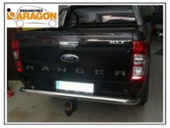 ТСУ для FORD Ranger с бамп. 2012-2019, Тип шара: Горизонтальный, условно-съемный (лебединая шея) (A)  Форд Ранджер Aragon e2015ca