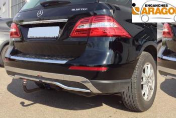 ТСУ для MERCEDES Clase M (W166) 2011-, MERCEDES GLE 2015-2018, MERCEDES GLS (X166) 2016-2019, Тип шара: Вертикальный, легкосъемный (V)  Мерседес Бенц Aragon e4117dv