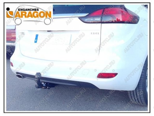 14 449 р. ТСУ для OPEL Zafira C Sports Tourer 2011-2018, Тип шара: Горизонтальный, условно-съемный (лебединая шея) (A)  Опель Зафира Aragon e4519ca  с доставкой в г. Воронеж