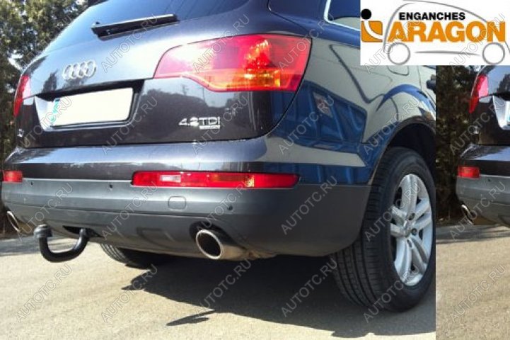 63 999 р. ТСУ для AUDI Q7 2006-2015, PORSCHE Cayenne 2002-2017, VOLKSWAGEN Touareg I 2002-2010, VOLKSWAGEN Touareg II 2010-2018, Тип шара: Вертикальный, легкосъ Aragon e6710av  с доставкой в г. Воронеж
