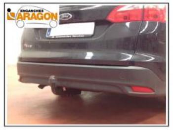 ТСУ для FORD Focus III Sportbreak 2011-2018, Тип шара: Горизонтальный, условно-съемный (лебединая шея) (A)  Форд Фокус Aragon e2012ca