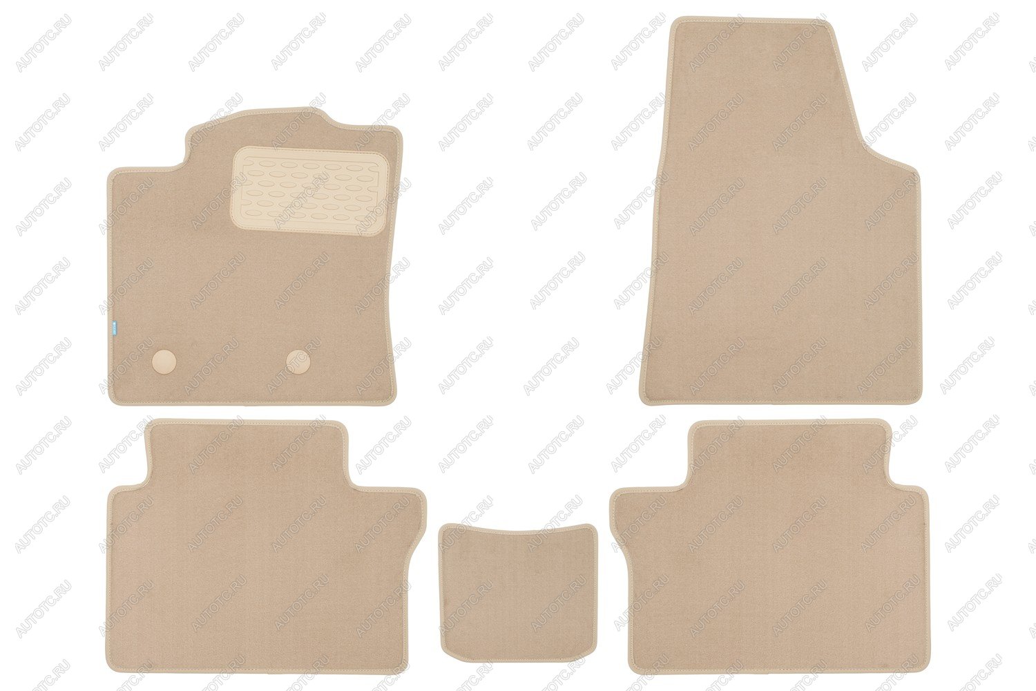 4 299 р. Коврики в салон Klever Premium FAW Bestune B70 2020- сед., 5шт. (текстиль, бежевые)  ФАВ Бестюн Б70 Klever klever0406201722112kh  с доставкой в г. Воронеж