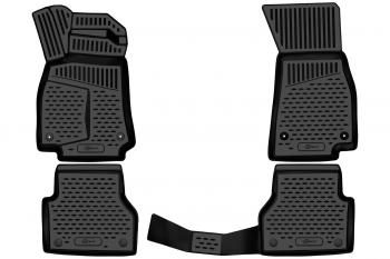 4 099 р. Коврики 3D в салон подходят для подходит для AUDI A6 (V(C8)), включая Allroad 2018-, универсал, 4шт. (ПУ, повышенная износостойкость)  Ауди А6 FORMAT format.3da58925210k  с доставкой в г. Воронеж. Увеличить фотографию 1