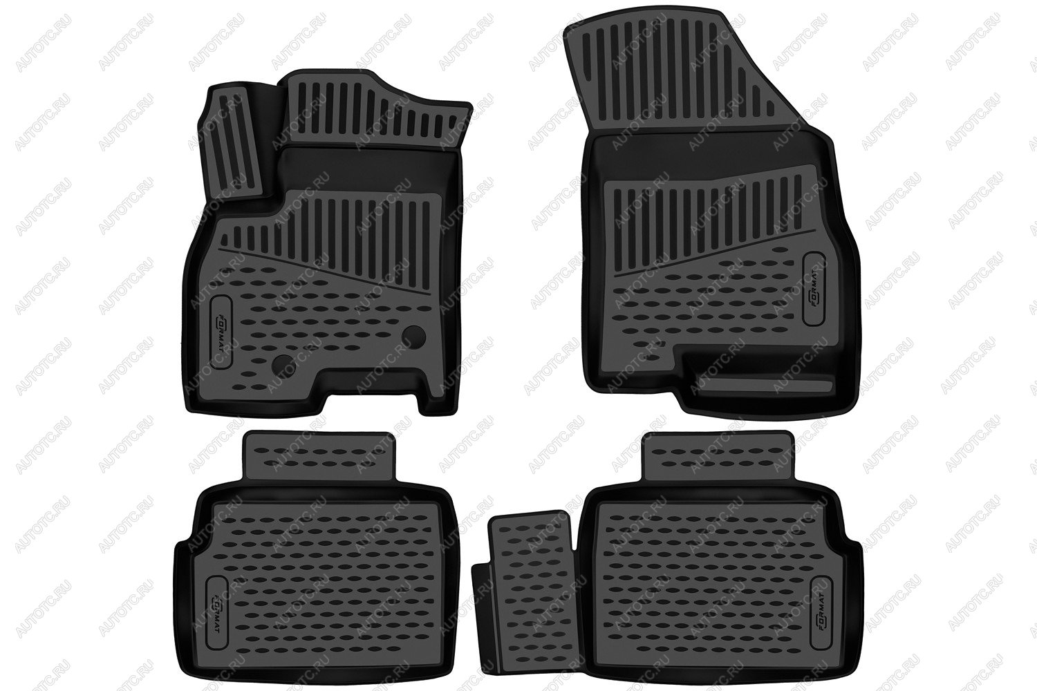 5 399 р. Коврики 3D в салон подходят для CHERY Tiggo 7 Pro (Elite, Luxury), 2020-, кросс, 4шт. (ПУ, повышенная износостойкость)  Черри Тигго 7 Про FORMAT format.3da0n009210k  с доставкой в г. Воронеж