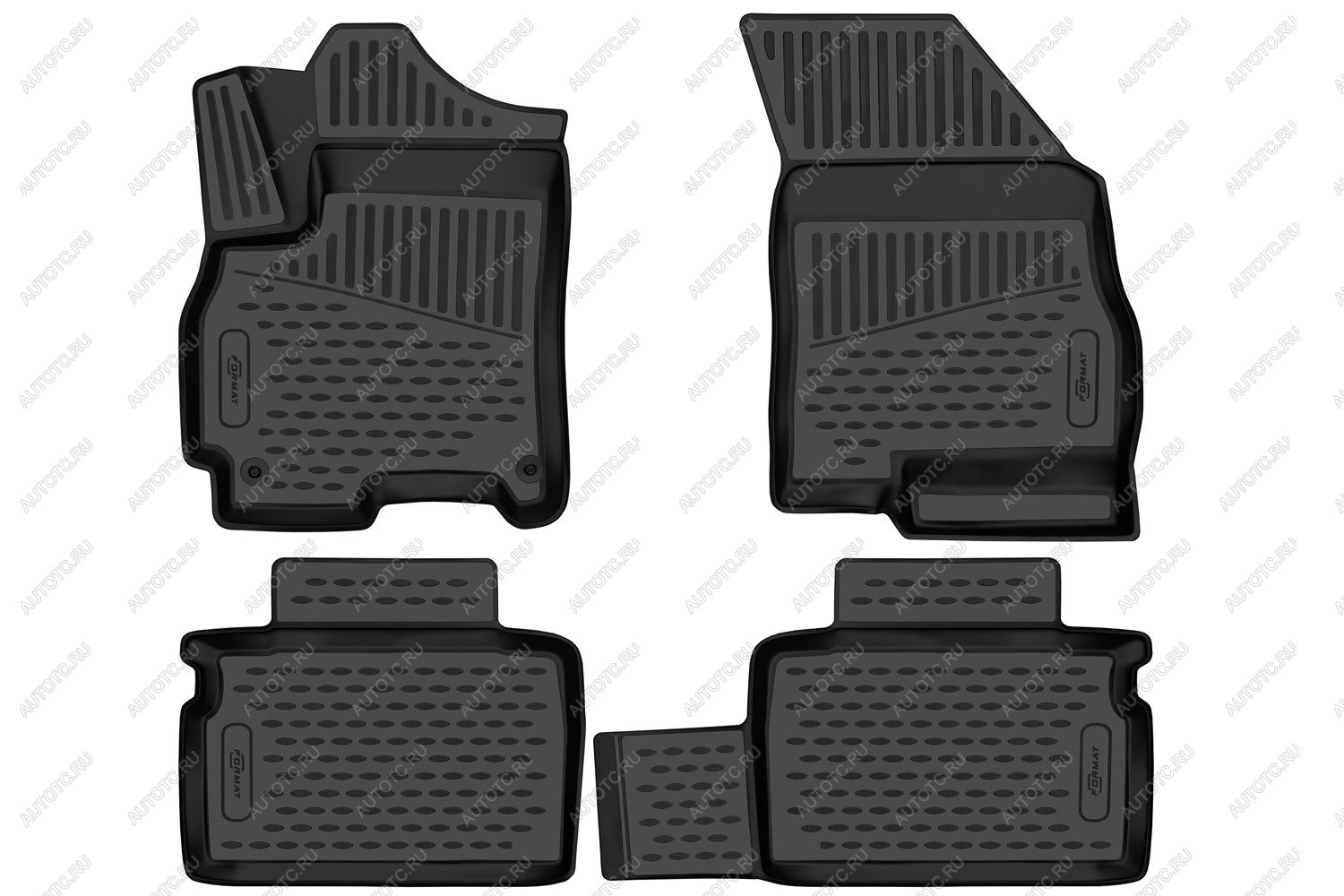 5 399 р. Коврики 3D в салон подходят для CHERY Tiggo 4 (I, Ir) 2017-  4 PRO 2020-, кросс, 4 шт. (ПУ, повышенная износостойкость)  Черри Тигго 4 Про FORMAT format.3da04948210  с доставкой в г. Воронеж