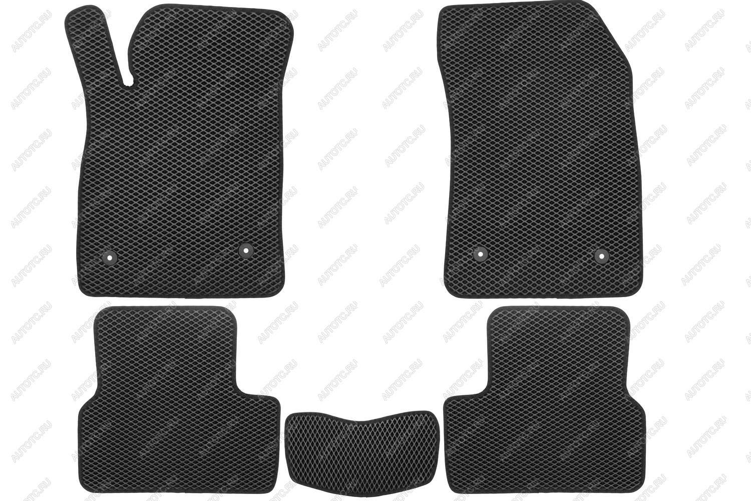 3 099 р. Коврики в салон EVA подходят для CHEVROLET Cruze 2008-2016 I, Ir,  2008-2016 (черная окантовка), 5шт.  Шевроле Круз Klever eva.b.0500801322110k  с доставкой в г. Воронеж