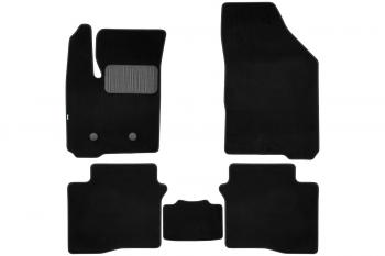 4 949 р. Коврики в салон Klever Premium OMODA S5 2023- сед., 5шт. (текстиль)  Омода С5 Klever klever0512000222110kh  с доставкой в г. Воронеж. Увеличить фотографию 1