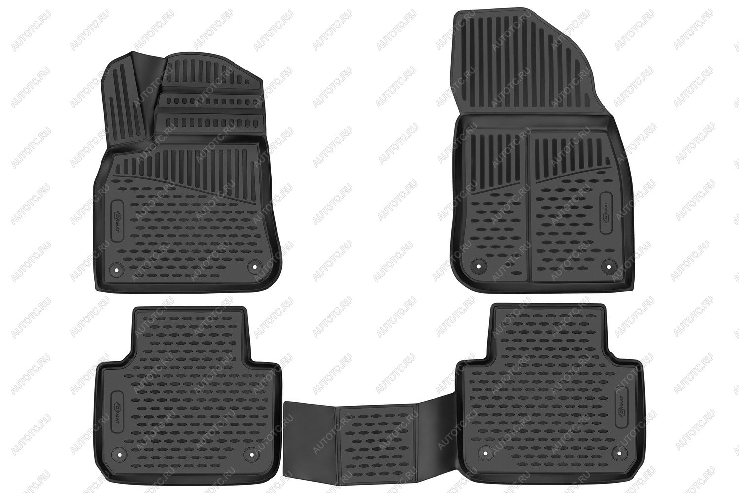 5 399 р. Коврики 3D в салон подходят для VOLKSWAGEN Touareg (III) 2018-, 4шт. (ПУ, повышенная износостойкость)  Фольксваген Туарег FORMAT format.3d5162210k  с доставкой в г. Воронеж