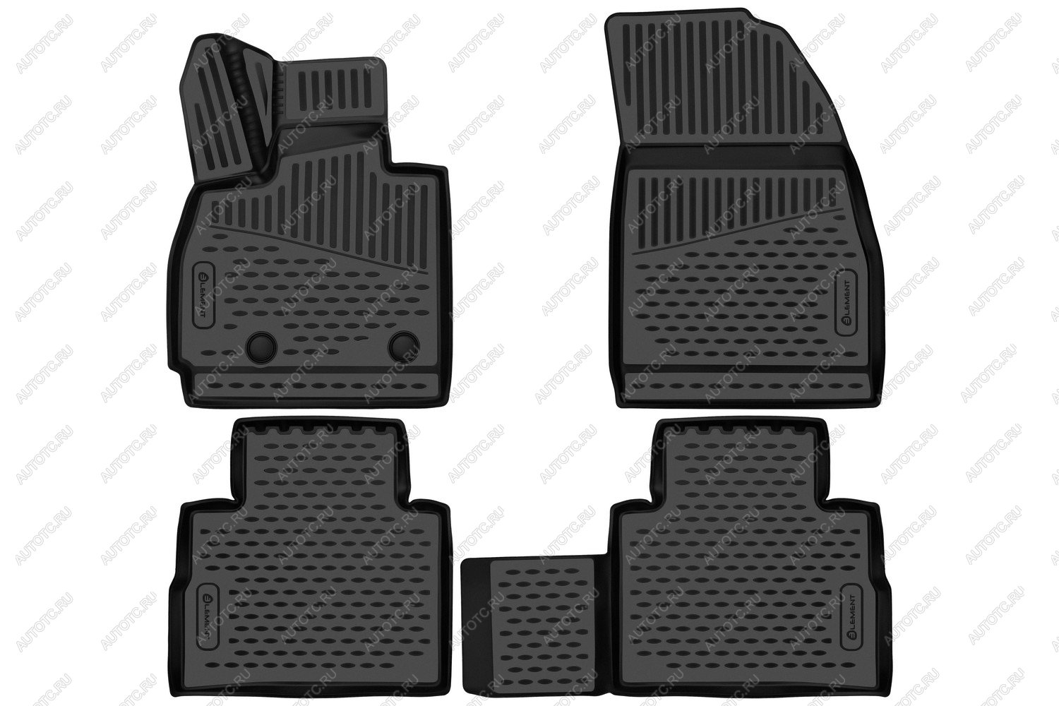 3 499 р. Коврики 3D в салон подходят для EXEED RX 2023 - 4шт. (полиуретан)  Эксид РХ Element element3dan0628210k  с доставкой в г. Воронеж