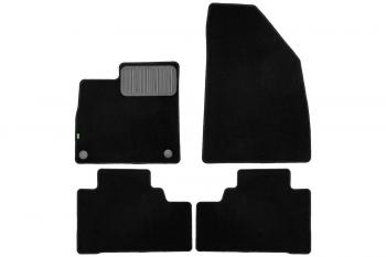 6 949 р. Коврики в салон Klever Standard GAC GS8 2021-, внед., 4шт. (текстиль)   Гак ГС8 Klever klever0210500201210kh  с доставкой в г. Воронеж. Увеличить фотографию 1