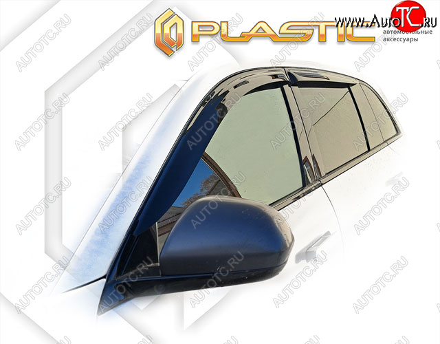 2 299 р. Дефлектора окон CA-Plastic Li L7 (2022-2025) (classic полупрозрачный, без хром. молдинга)  с доставкой в г. Воронеж