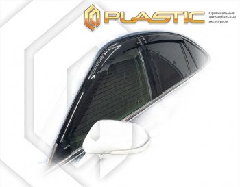 1 999 р. Дефлектора окон CA-Plastic  Toyota Crown  S220 (2017-2022) (серия Сlassic полупрозрачный, без хром. молдинга)  с доставкой в г. Воронеж. Увеличить фотографию 2