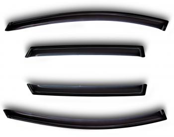 1 039 р. Дефлекторы боковых окон Ford Mondeo, 2015-2019Fusion, 2012-2020, 4ч., темныйхром  Форд Мондео SIM nld.sfomon1532-cr  с доставкой в г. Воронеж. Увеличить фотографию 1