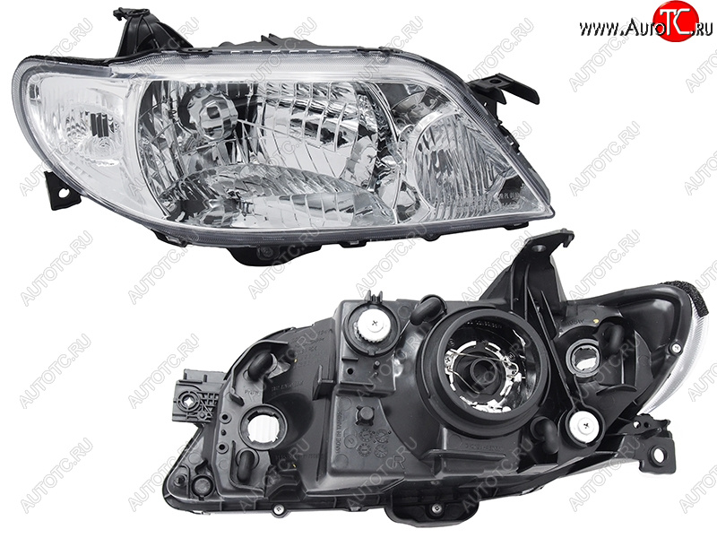 5 899 р. Фара MAZDA FAMILIA323 02-04 RH (Евросвет) DEPO 216-1144R-LD-E  с доставкой в г. Воронеж