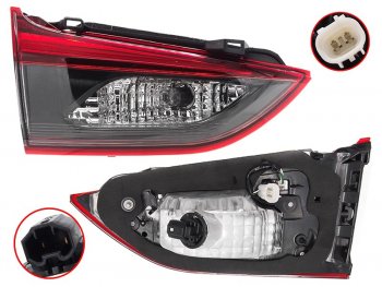 9 699 р. Фонарь в крышку багажника MAZDA 6ATENZA 15-17 LH LED 4D TYC 17-5600-00-1N  с доставкой в г. Воронеж. Увеличить фотографию 1