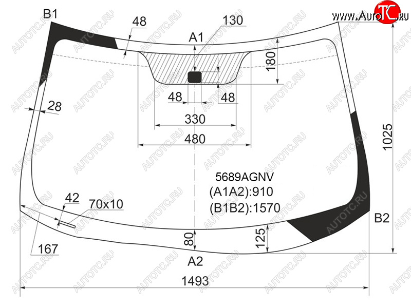 6 499 р. Стекло лобовое Mitsubishi ASX 10-  Citroen C4 Aircross 12-16  Peugeot 4008 12-15 FUYAO 5689AGNV  с доставкой в г. Воронеж