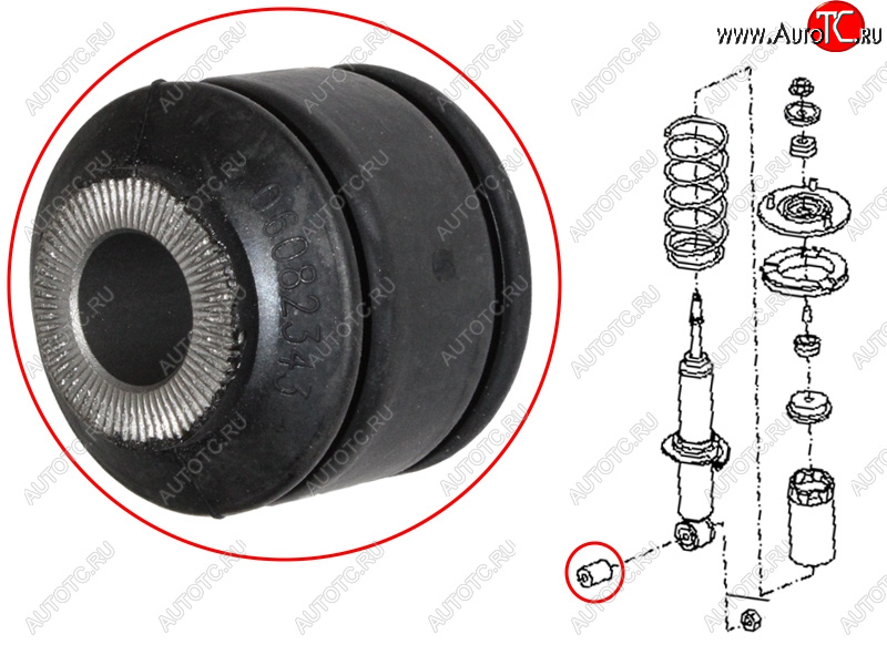 1 339 р. Сайлентблок Nissan Pathfinder 04-14  Frontier 04-21  Navara 04-15 NISSAN 56219-5X00A  с доставкой в г. Воронеж