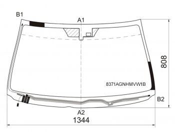 7 849 р. Стекло лобовое (Обогрев щеток Датчик дождя) Lexus IS 05-16 FUYAO 8371AGNHMVW1B  с доставкой в г. Воронеж. Увеличить фотографию 2