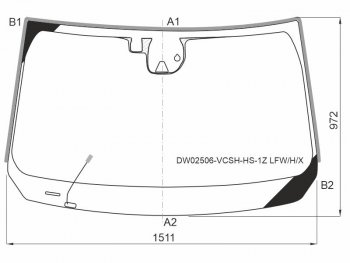 14 449 р. Стекло лобовое (Обогрев щеток Камера Датчик дождя Молдинг) Jeep Cherokee 18-21 XYG DW02506-VCSH-HS-1Z LFW/H/X  с доставкой в г. Воронеж. Увеличить фотографию 1