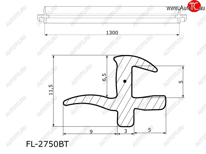 729 р. Молдинг лобового стекла (Сверху) Mitsubishi Outlander 05-12  Citroen C-Crosser 07-12  Peugeot 4007 FLEXLINE FL-2750BT  с доставкой в г. Воронеж