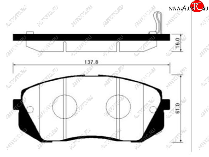 2 699 р. Колодки тормозные передние FR-FL SAT  Hyundai I40 1 VF рестайлинг седан (2015-2019)  с доставкой в г. Воронеж