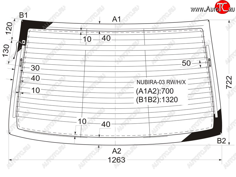 6 999 р. Стекло заднее (Цвет зеленый Обогрев Антенна 4D SED) Chevrolet Lacetti 04-13  Daewoo Lacetti 04-0 XYG NUBIRA-03 RW/H/X  с доставкой в г. Воронеж