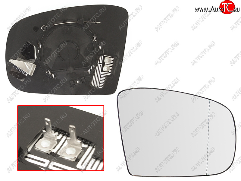 1 039 р. Полотно зеркала Mercedes-Benz M-Class 01-05  GL-Class 06-09  GLK-Class 08-12 (Справа Обогрев асф SAT ST-121-0098  с доставкой в г. Воронеж