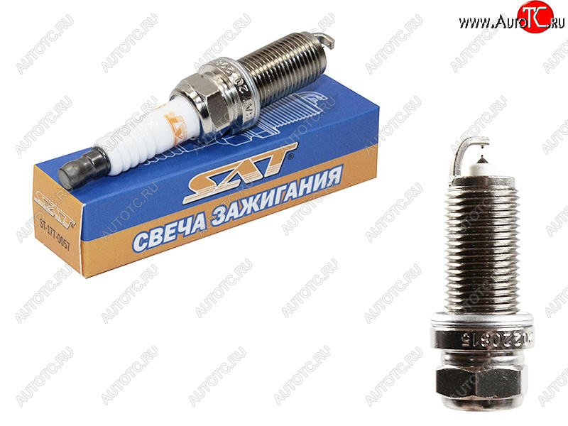 439 р. Свеча зажигания TOYOTA AURISCOROLLAPREMIOYARIS 06- SAT ST-177-0057  с доставкой в г. Воронеж
