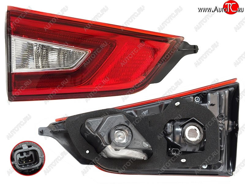 2 199 р. Фонарь в крышку багажника NISSAN QASHQAI 14-19 LH SAT ST-215-1326L  с доставкой в г. Воронеж