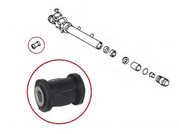 499 р. Втулка рулевой рейки Toyota Crown 95-07  Mark II (X100) 96-00  Lexus IS 98-05  Toyota Altezza 98- SAT ST-45516-30020B  с доставкой в г. Воронеж. Увеличить фотографию 1