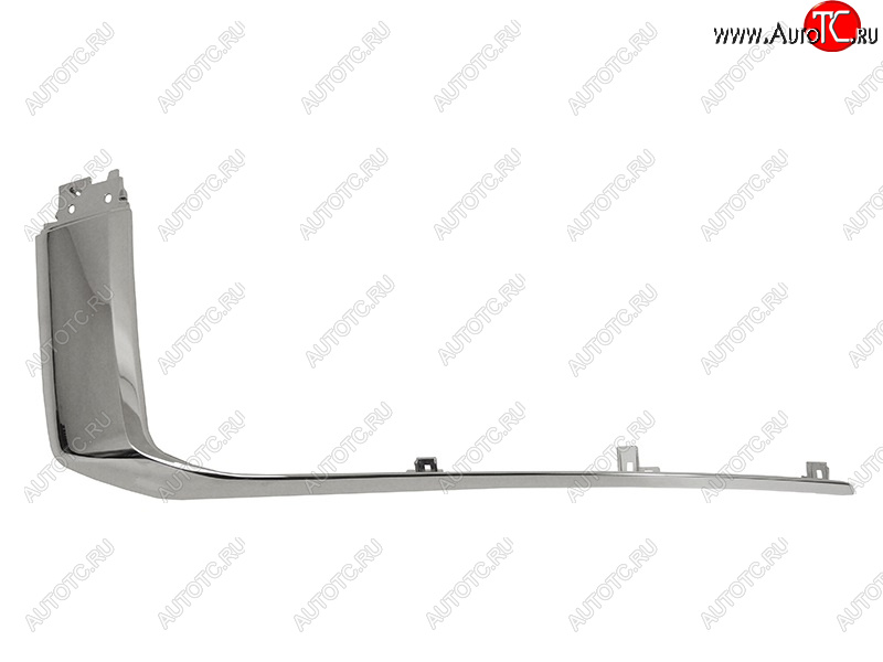 3 299 р. Правый молдинг переднего бампера (верхний) SAT  Mitsubishi L200  5 KK,KL (2018-2022) рестайлинг (хром)  с доставкой в г. Воронеж