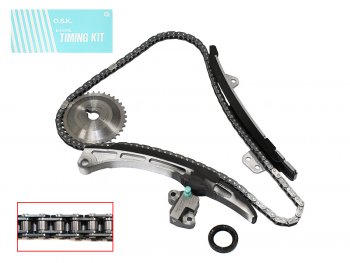 Комплект для замены цепи ГРМ TOYOTA 1NZ-FE1NZ-FXE 04- (на 1KR не подойдет; шестерня 13523-22020) OSK T040K